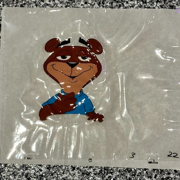 Other - Vintage Sugar Bear Animation Cel – Post Sugar Crisp Cereal Mascot Cartoon Art